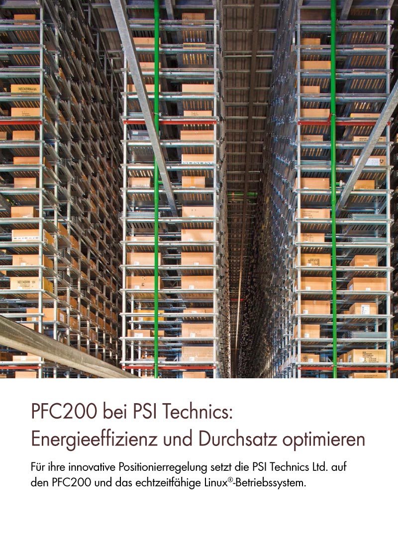 PFC200 bei PSI Technics: Energieeffizienz und Durchsatz optimieren