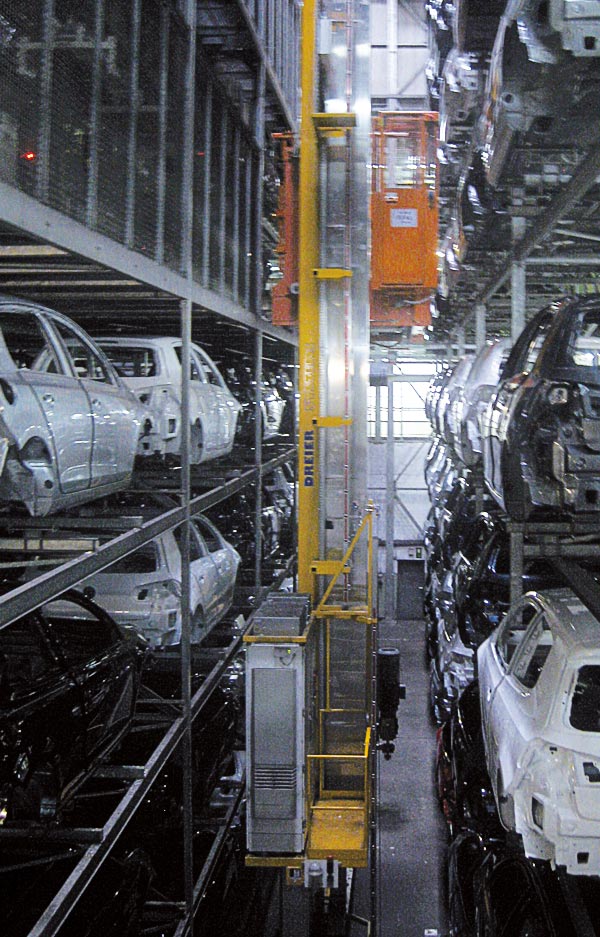 ARATEC, Volkswagen AG, Body Vehicle Warehouse, Modernization ICS5000, Wolfsburg, Positioning System
