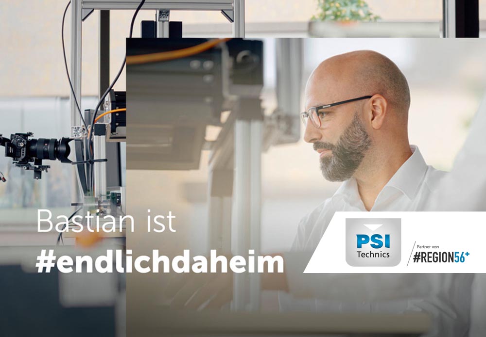 Bastian Zimmermann, PSI Technics, ist endlich daheim, Region56plus, R56+, Koblenz, Winningen, Arbeitgeber